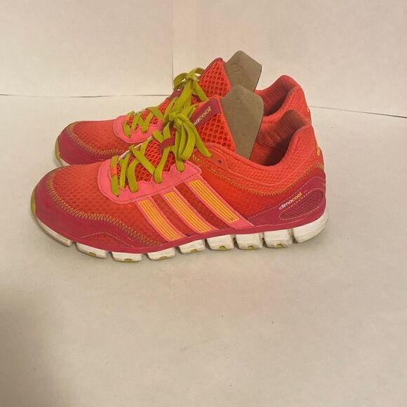 Adidas Womens Climacool Modulation 2 G66895 Pink Lace Up Running Shoes Size 7 - Picture 3 of 4
